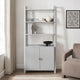 Poppy Hallway Shelf with Cupboard - Grey - DUSK