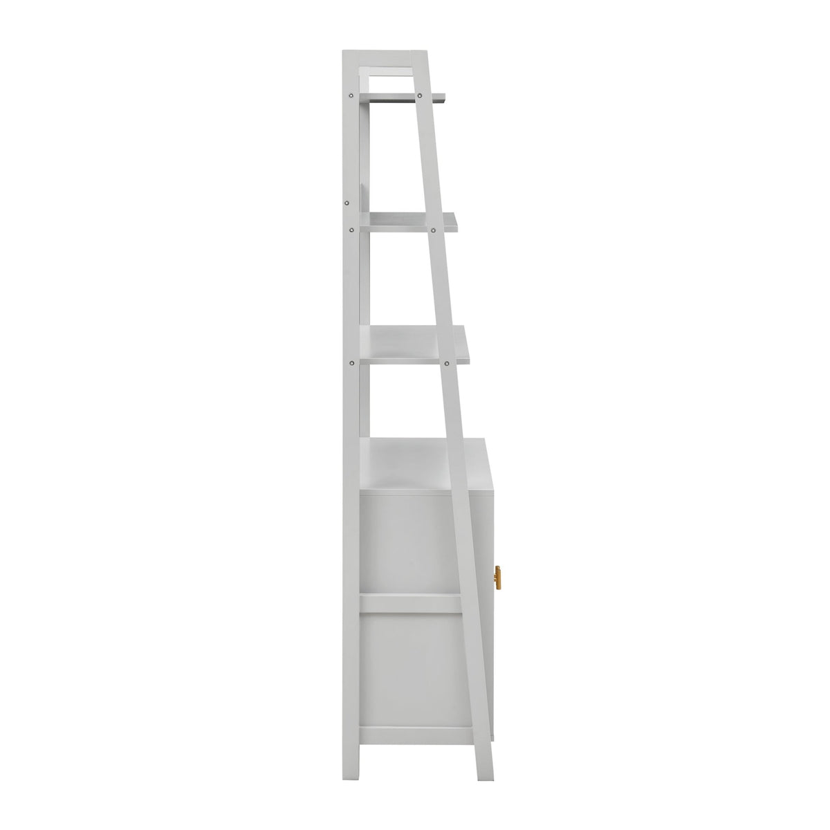 Poppy Hallway Shelf with Cupboard - Grey - DUSK