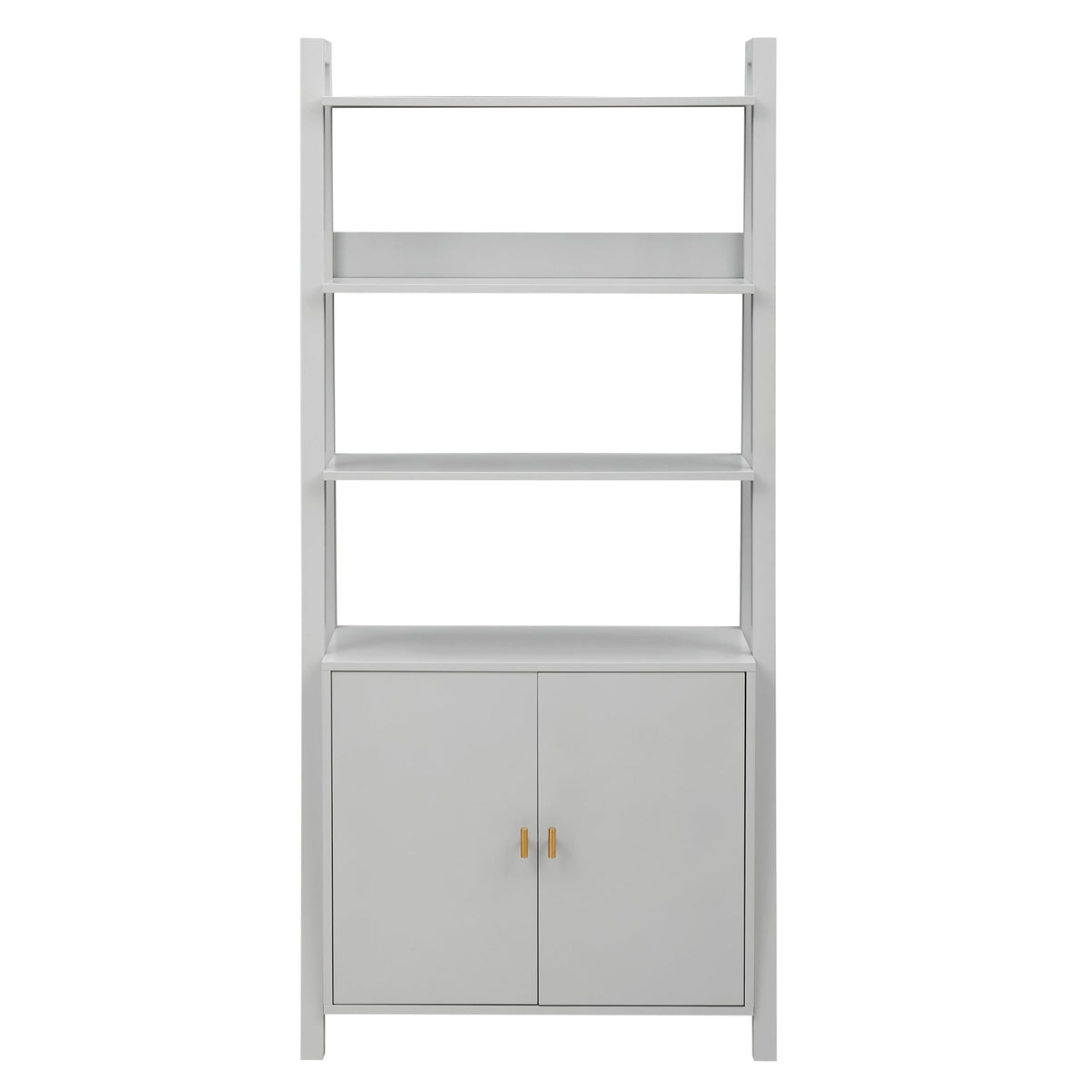 Poppy Hallway Shelf with Cupboard - Grey - DUSK