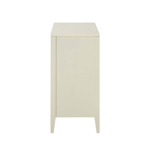 Poppy Large Dressing Table with Drawers - Cream - DUSK