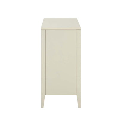 Poppy Large Dressing Table with Drawers - Cream - DUSK