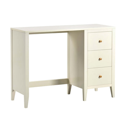 Poppy Large Dressing Table with Drawers - Cream - DUSK