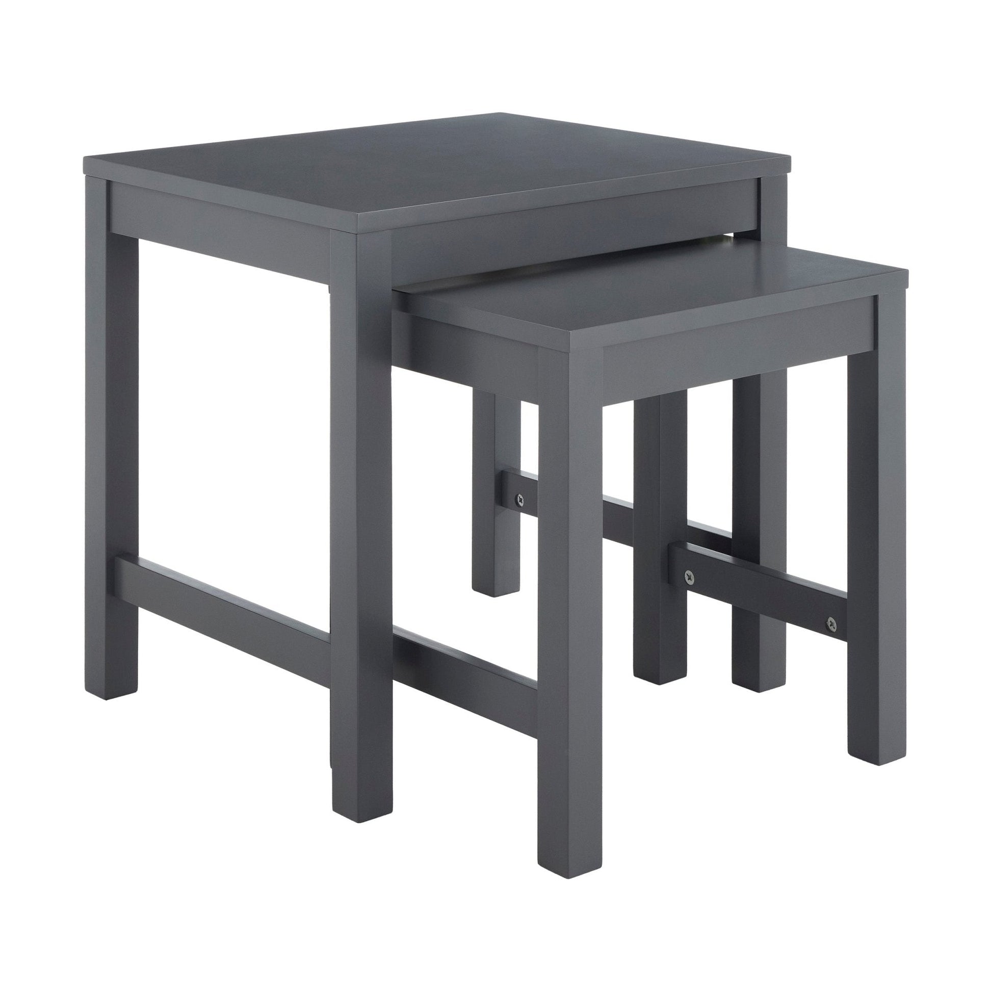 Poppy Nesting Side Table - Charcoal - DUSK