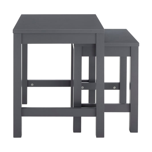 Poppy Nesting Side Table - Charcoal - DUSK