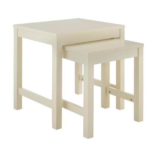 Poppy Nesting Side Table - Cream - DUSK