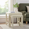 Poppy Nesting Side Table - Cream - DUSK