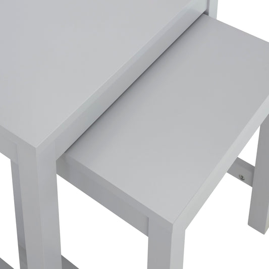 Poppy Nesting Side Table - Grey - DUSK