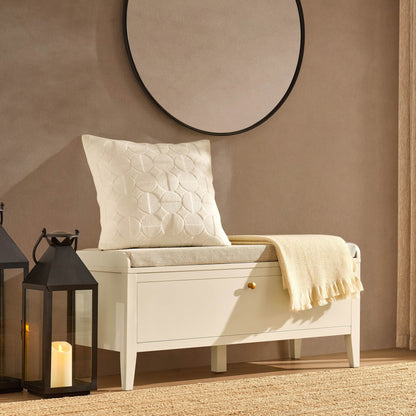 Poppy Seated Storage Cabinet - Cream - DUSK