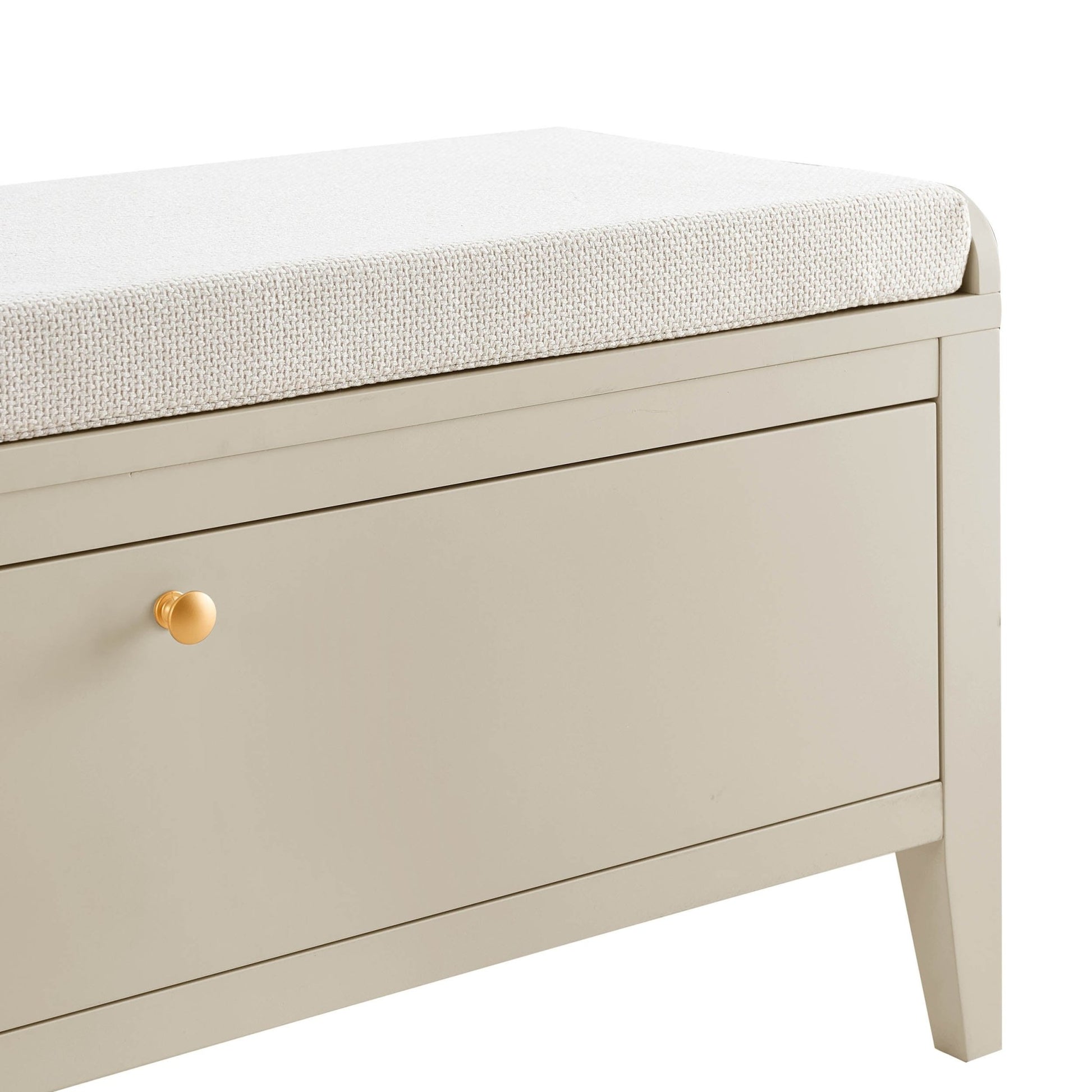 Poppy Seated Storage Cabinet - Cream - DUSK