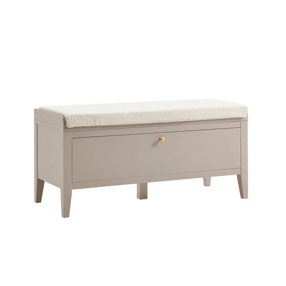 Poppy Seated Storage Cabinet - Taupe - DUSK