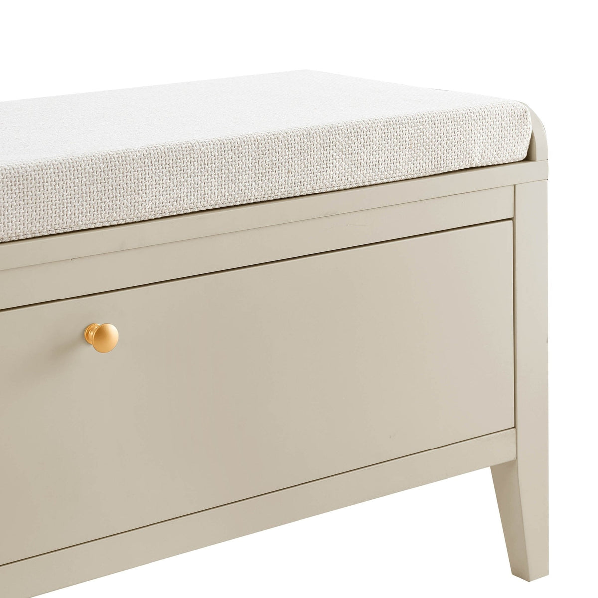 Poppy Seated Storage Cabinet - Taupe - DUSK