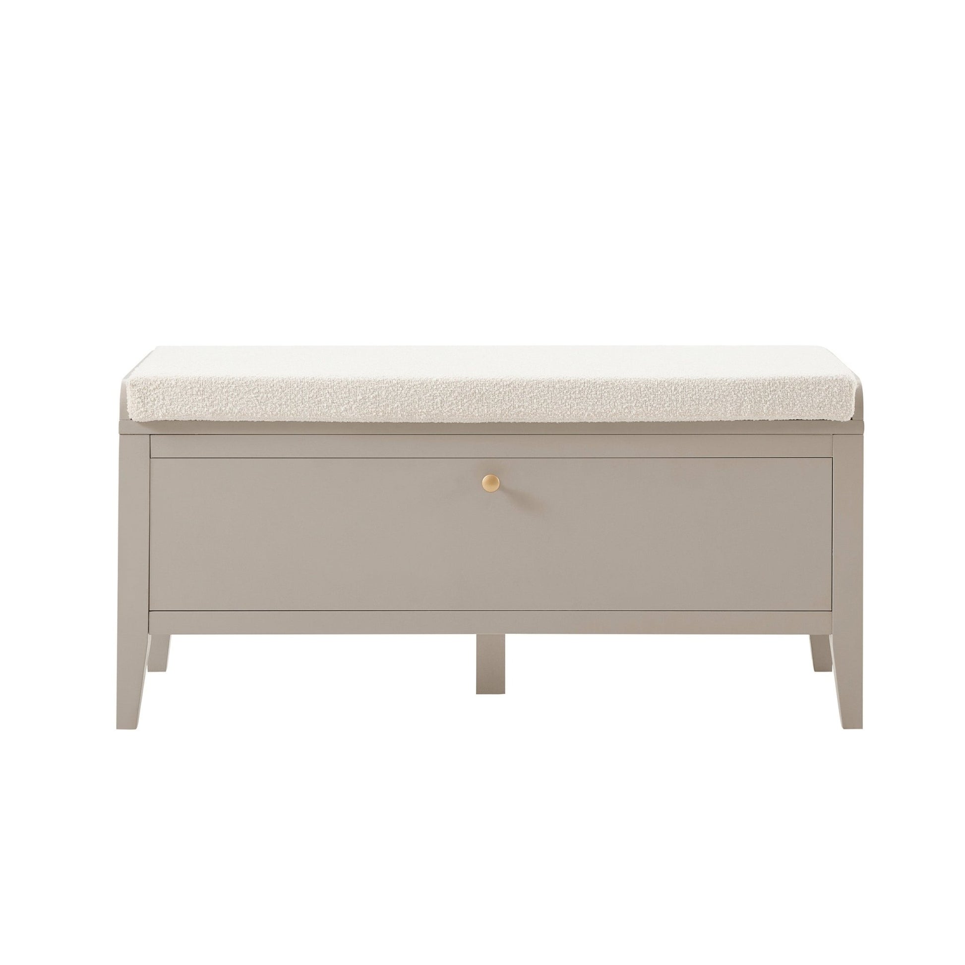 Poppy Seated Storage Cabinet - Taupe - DUSK
