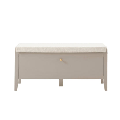Poppy Seated Storage Cabinet - Taupe - DUSK