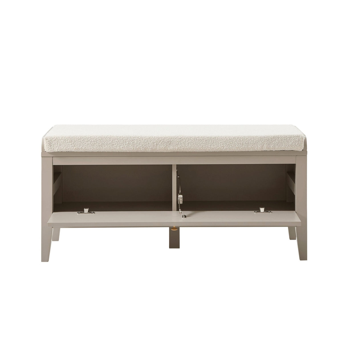 Poppy Seated Storage Cabinet - Taupe - DUSK