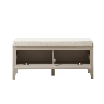 Poppy Seated Storage Cabinet - Taupe - DUSK