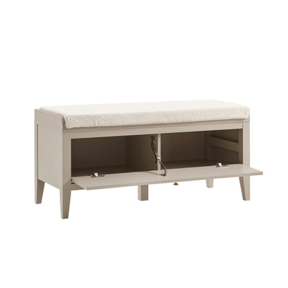 Poppy Seated Storage Cabinet - Taupe - DUSK