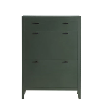 Poppy Shoe Cabinet - Forest Green - DUSK
