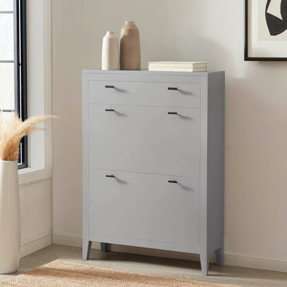 Poppy Shoe Cabinet - Grey - DUSK