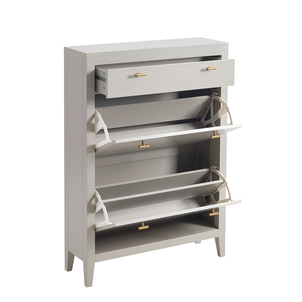 Poppy Shoe Cabinet - Pebble - DUSK