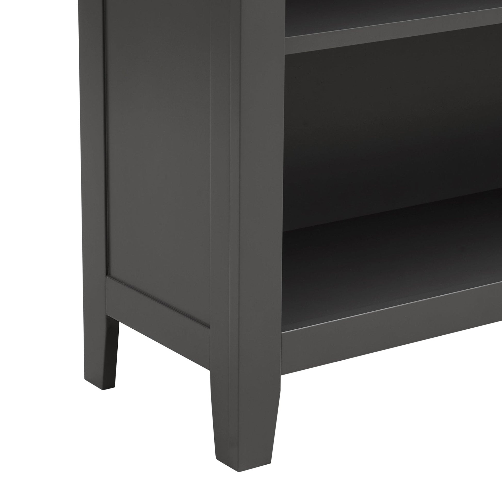 Poppy Small Bookshelf - Charcoal - DUSK