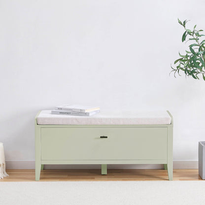 Poppy Storage Cabinet With Seat - Sage Green - DUSK