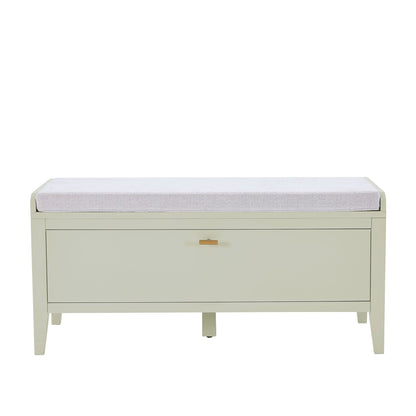 Poppy Storage Cabinet With Seat - Sage Green - DUSK