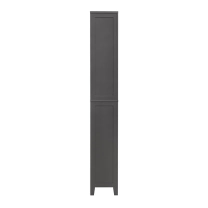 Poppy Tall Bookshelf - Charcoal - DUSK