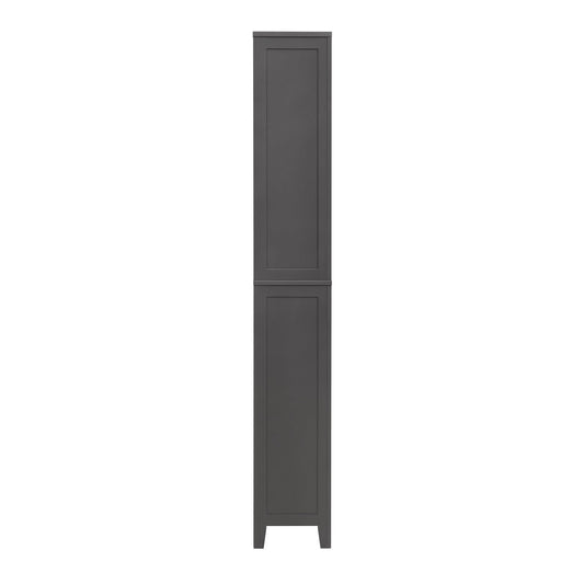 Poppy Tall Bookshelf - Charcoal - DUSK