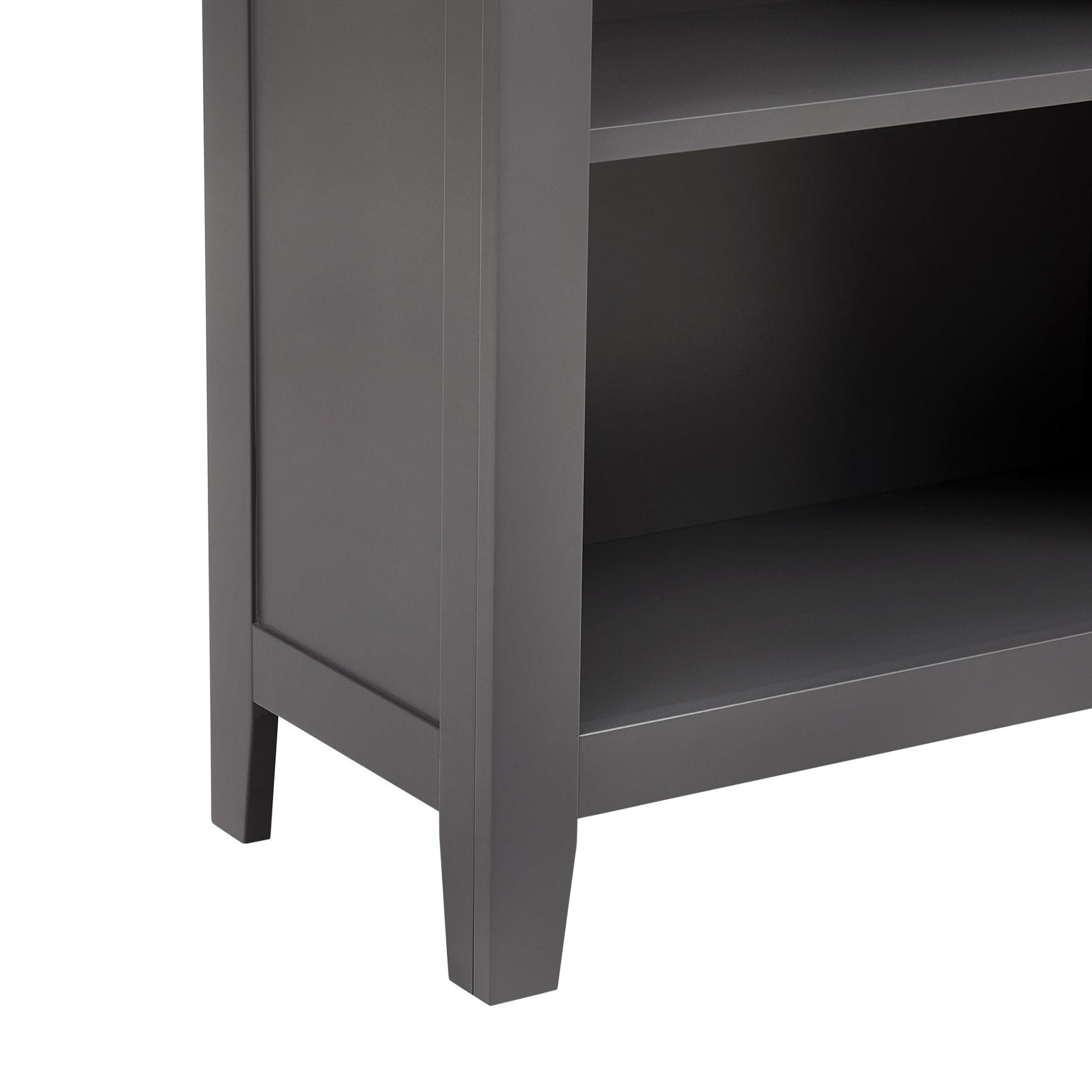 Poppy Tall Bookshelf - Charcoal - DUSK