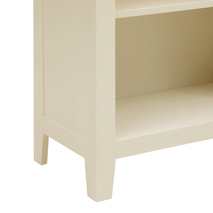 Poppy Tall Bookshelf - Cream - DUSK