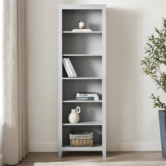 Poppy Tall Bookshelf - Grey - DUSK