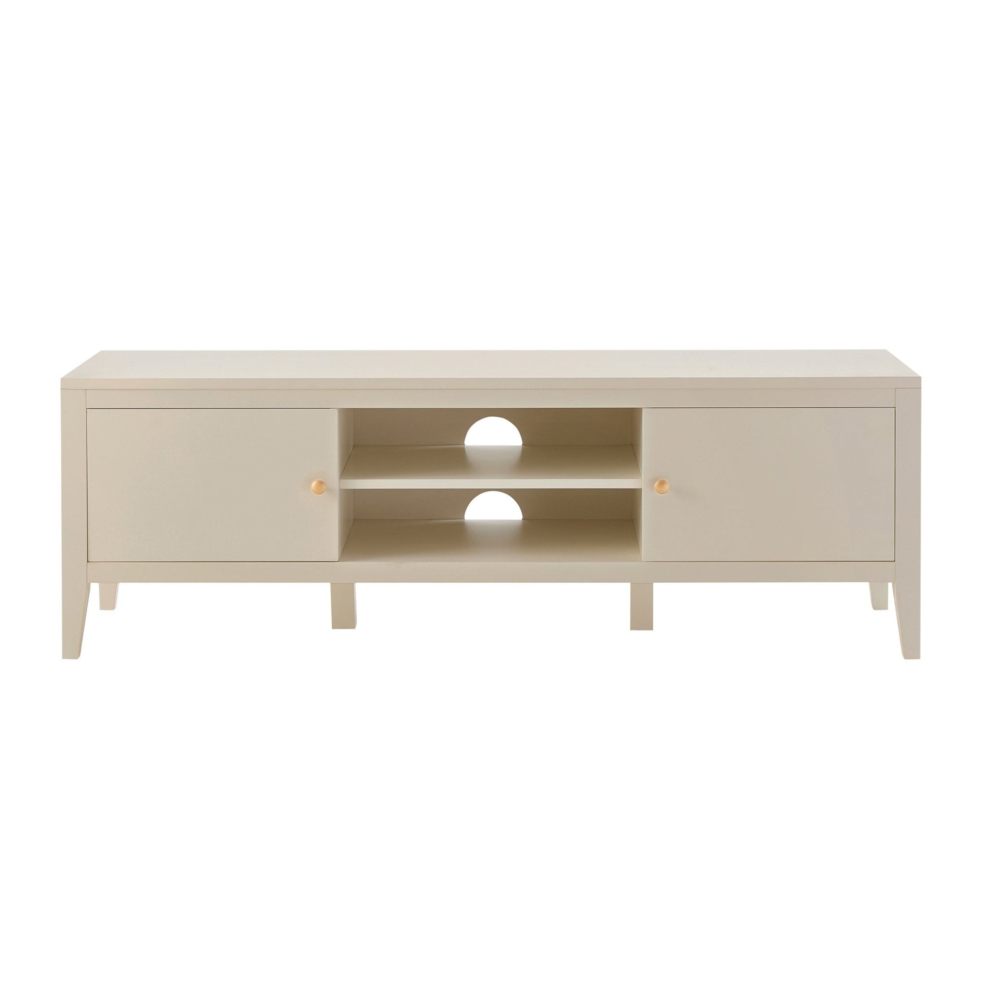 Poppy Tv Unit for TVs up to 55" - Cream - DUSK