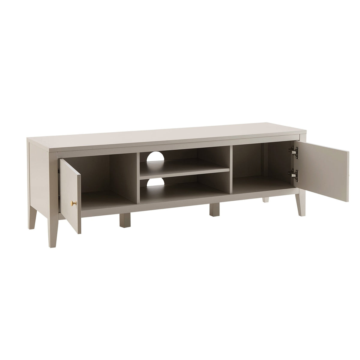 Poppy Tv Unit for TVs up to 55" - Taupe - DUSK