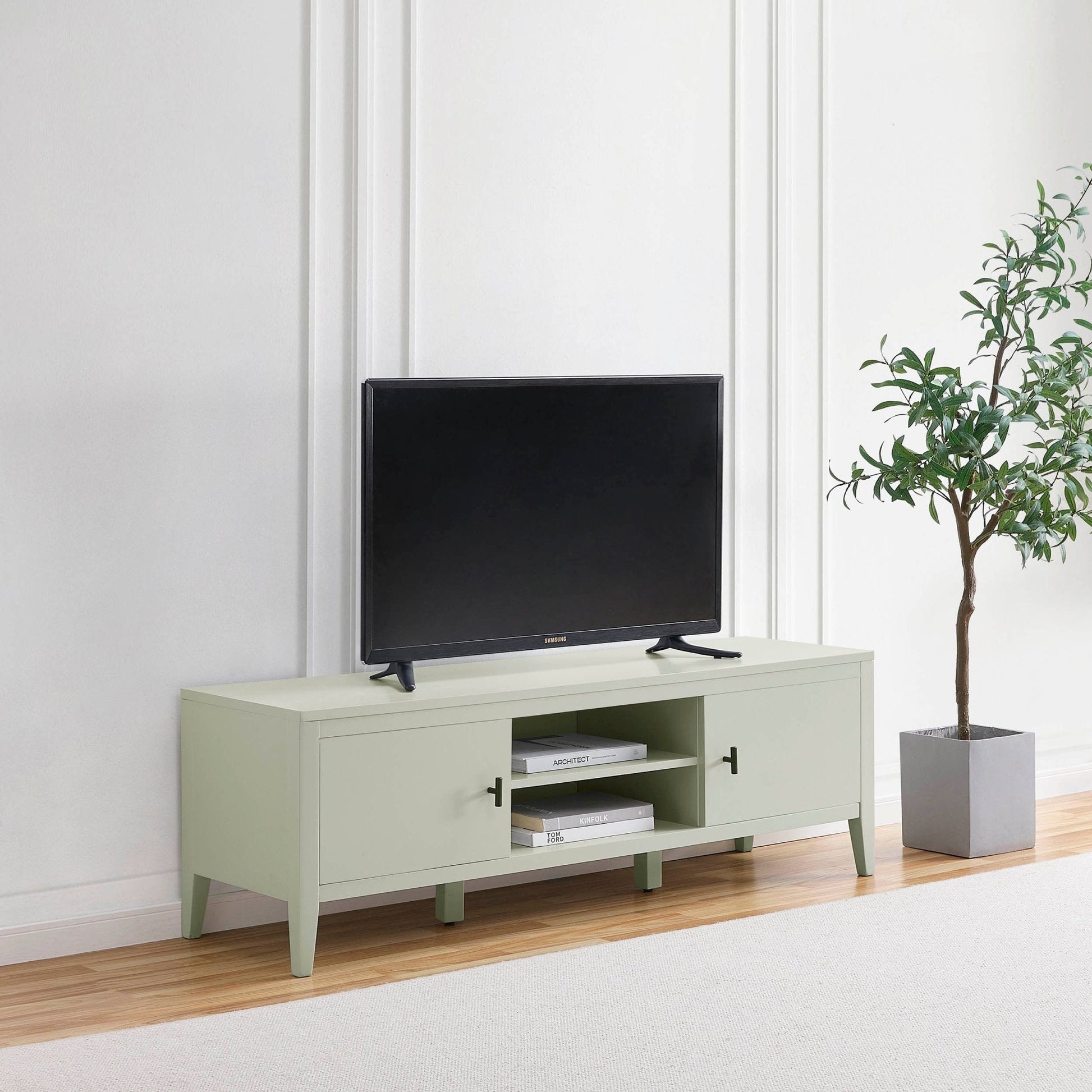 Poppy TV Unit - Sage Green - DUSK