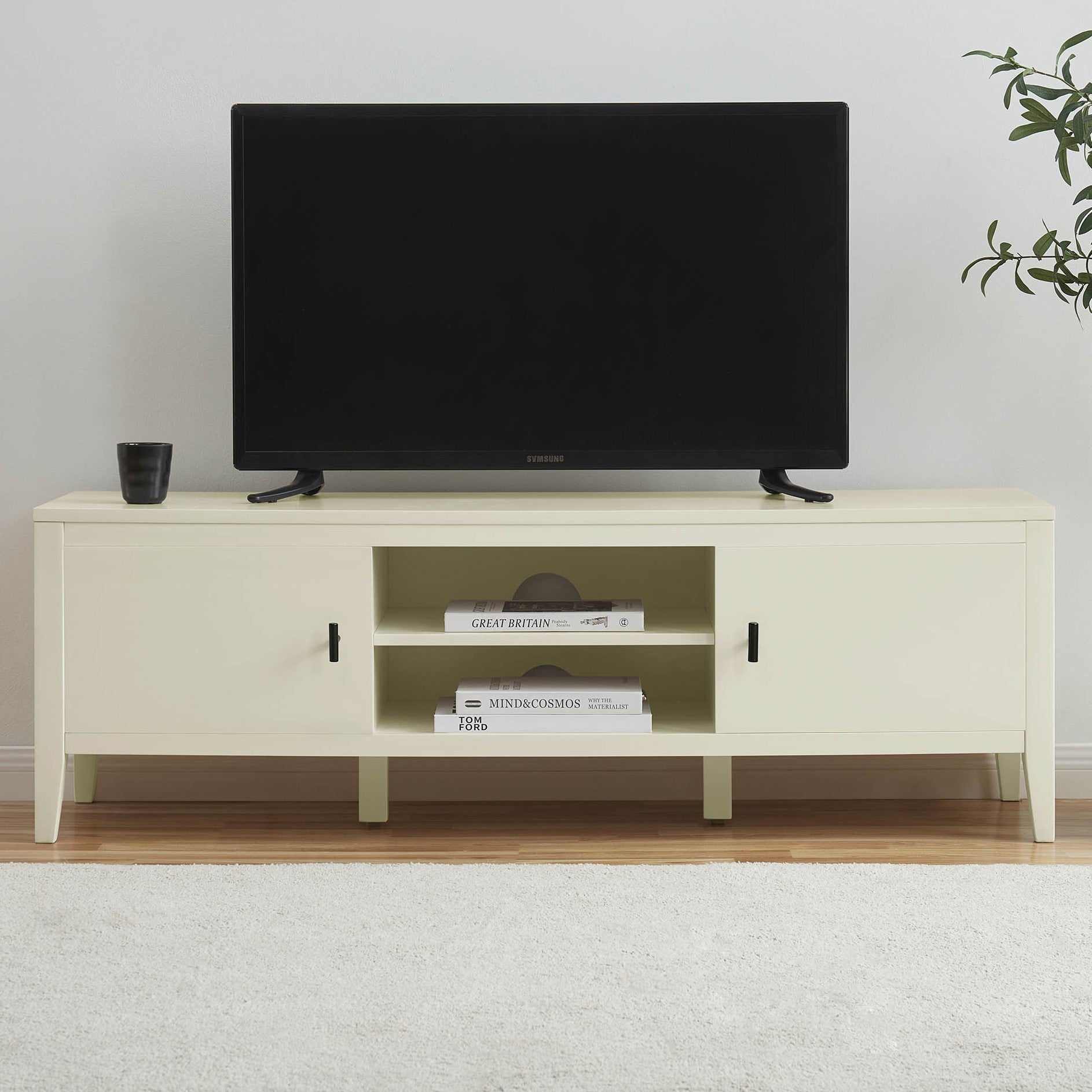 Poppy TV Unit - Stone - DUSK