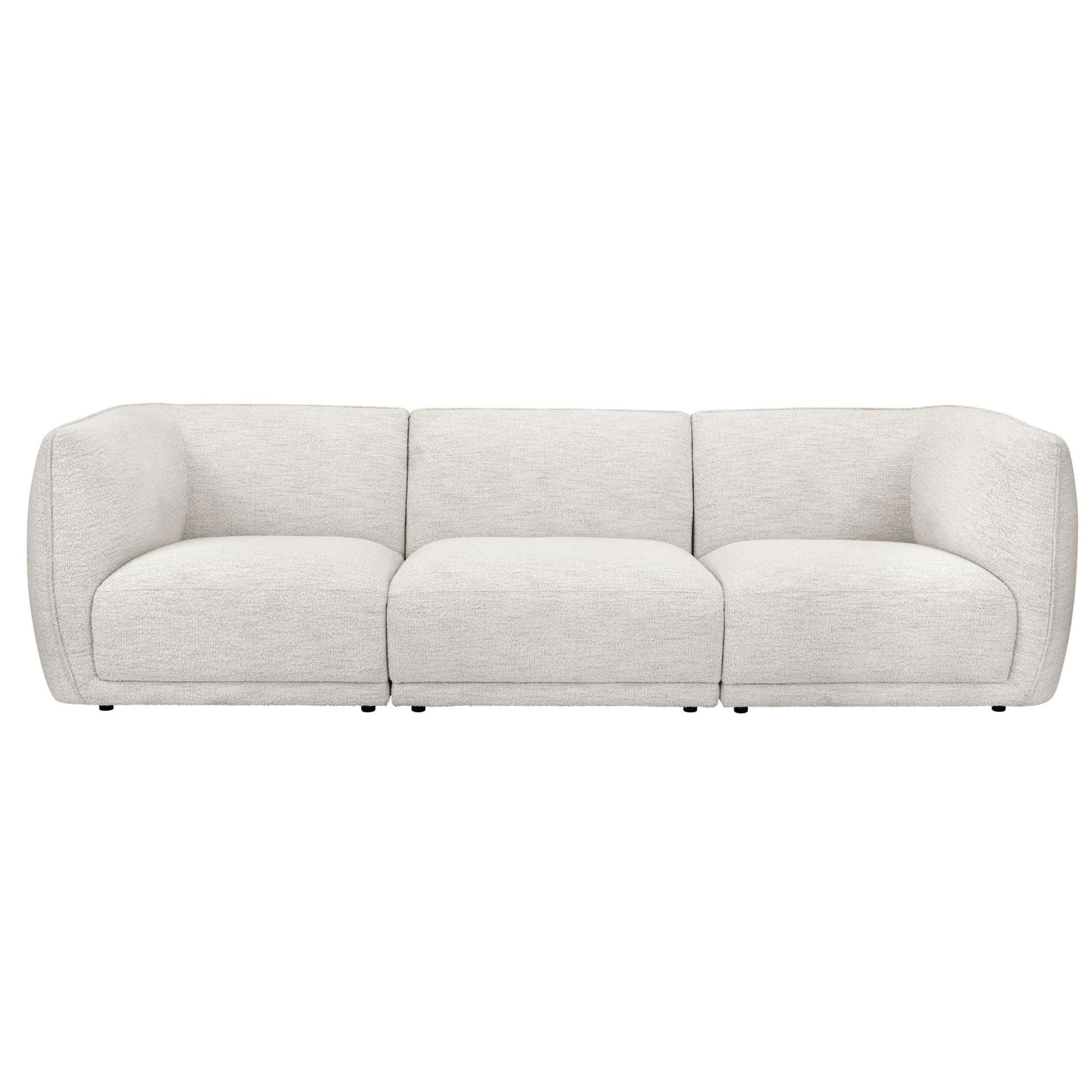 Porto 3 Seater Modular Sofa - Boucle Ivory - DUSK