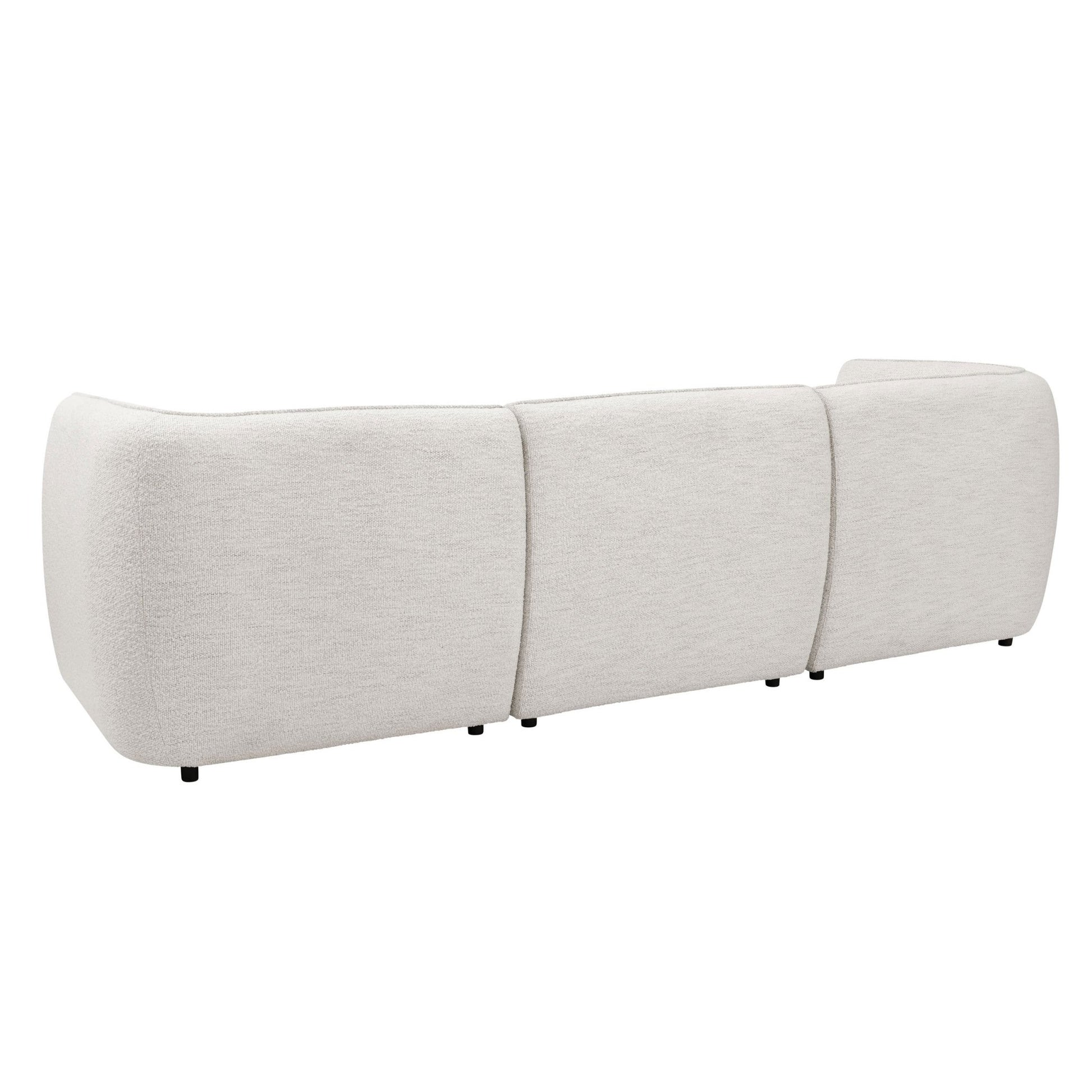 Porto 3 Seater Modular Sofa - Boucle Ivory - DUSK