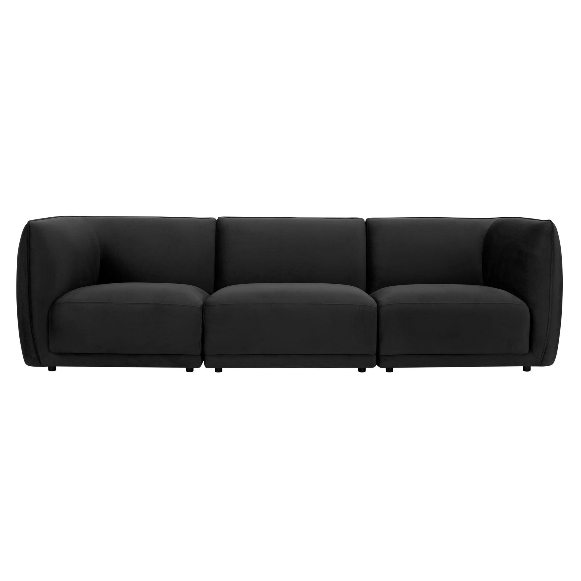 Porto 3 Seater Modular Sofa - Velvet Ink - DUSK