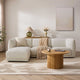 Porto Left Hand Modular Chaise - Boucle Ivory - DUSK