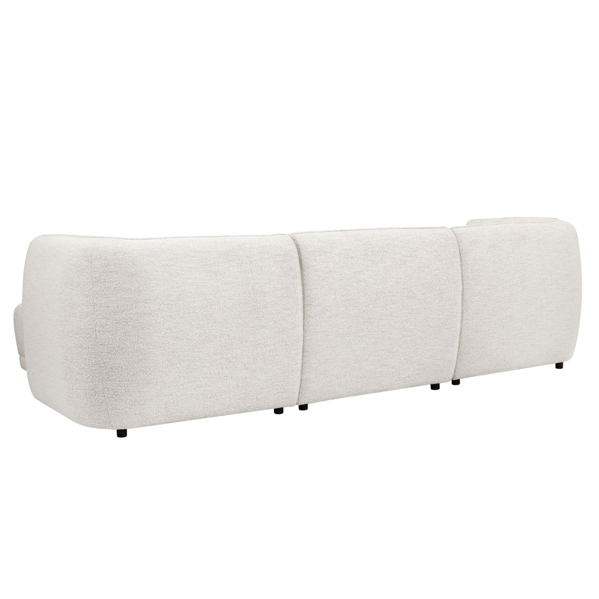 Porto Right Hand Modular Chaise - Boucle Ivory - DUSK