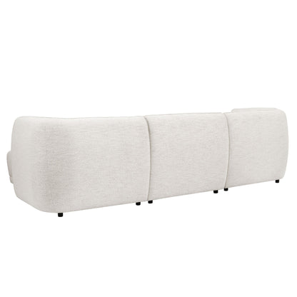 Porto Right Hand Modular Chaise - Boucle Ivory - DUSK