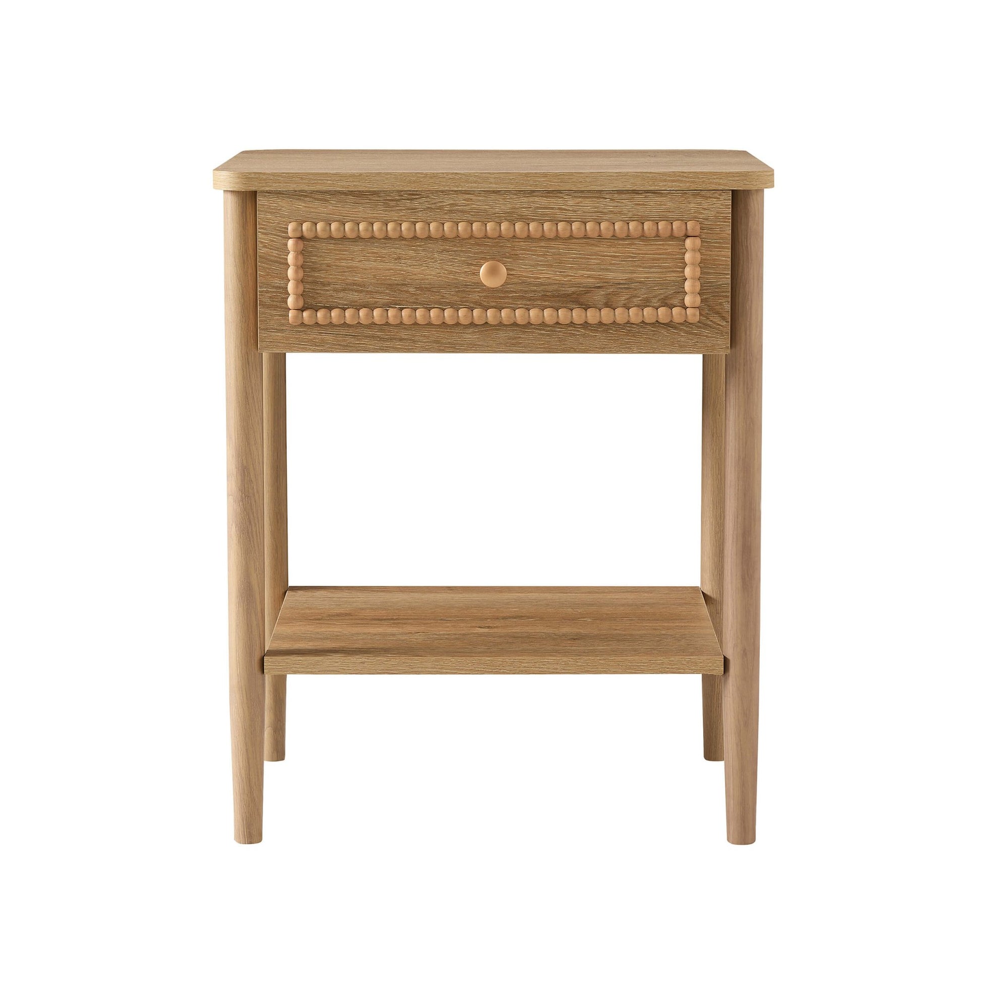 Posy 1 Drawer Nightstand - Light Wood - DUSK