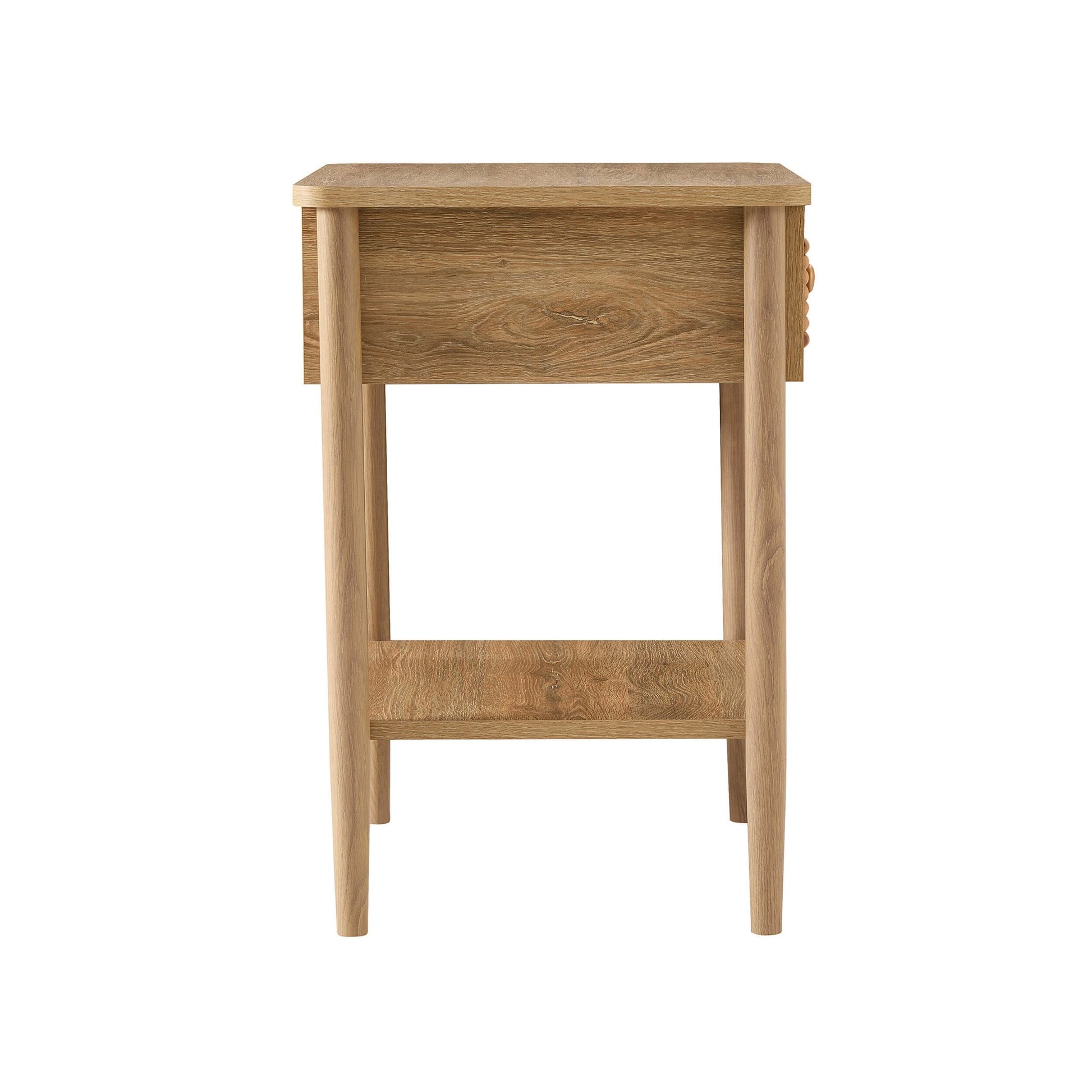 Posy 1 Drawer Nightstand - Light Wood - DUSK