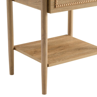 Posy 1 Drawer Nightstand - Light Wood - DUSK