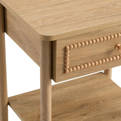 Posy 1 Drawer Nightstand - Light Wood - DUSK