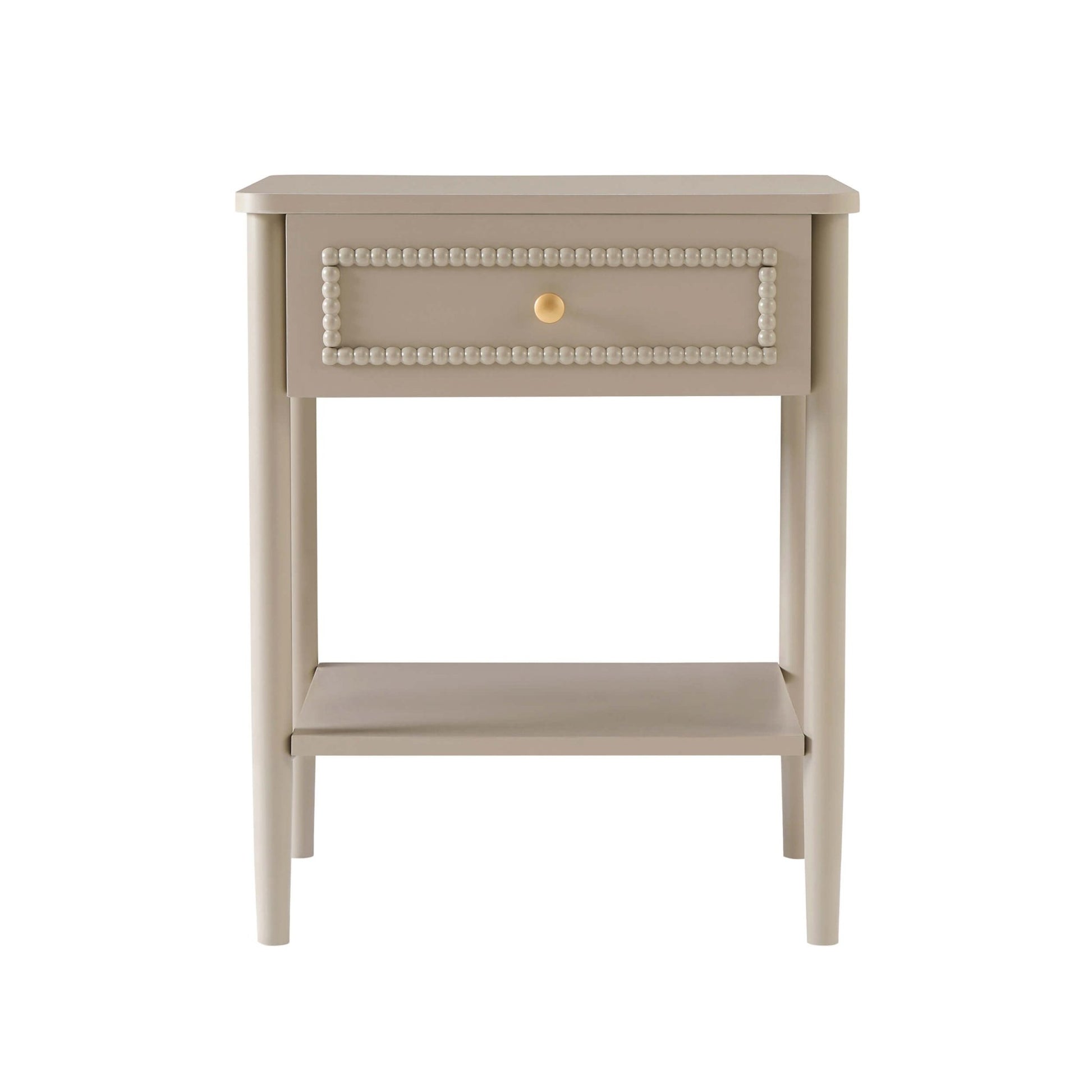 Posy 1 Drawer Nightstand - Taupe - DUSK