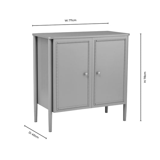 Posy 2 Door Sideboard - Taupe - DUSK
