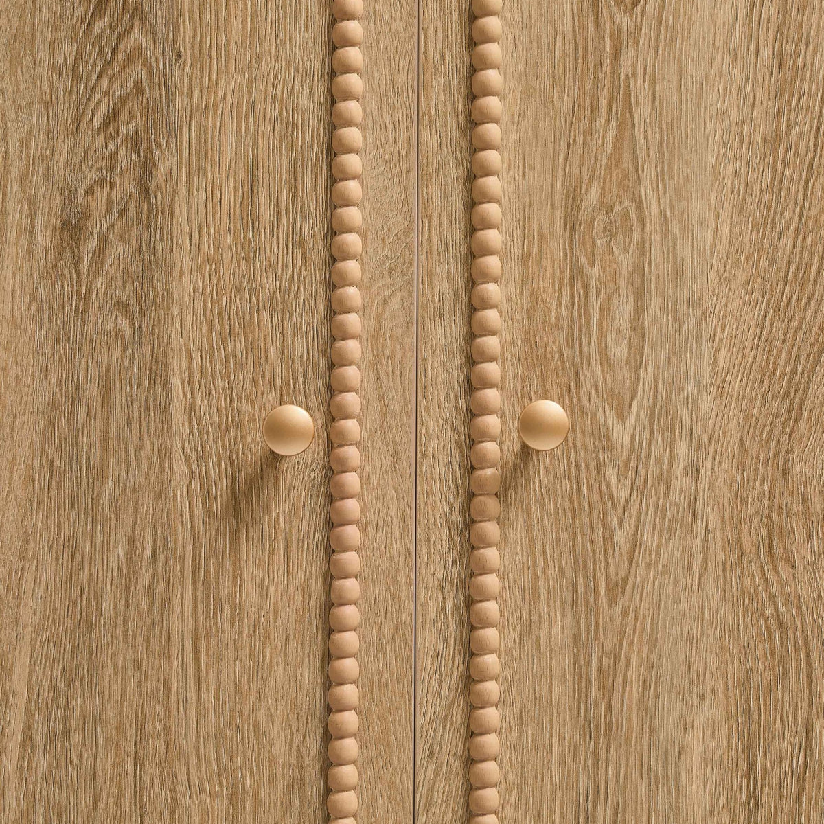 Posy 2 Door Wardrobe with Drawer - Light Wood - DUSK