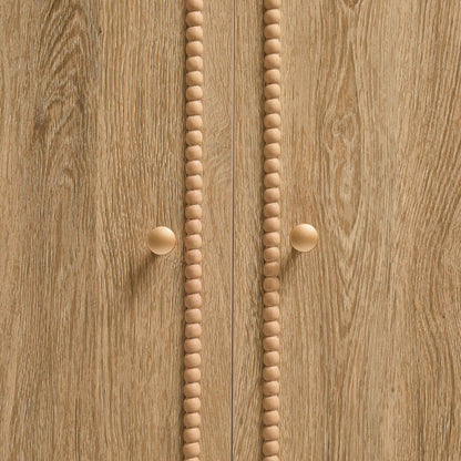 Posy 2 Door Wardrobe with Drawer - Light Wood - DUSK