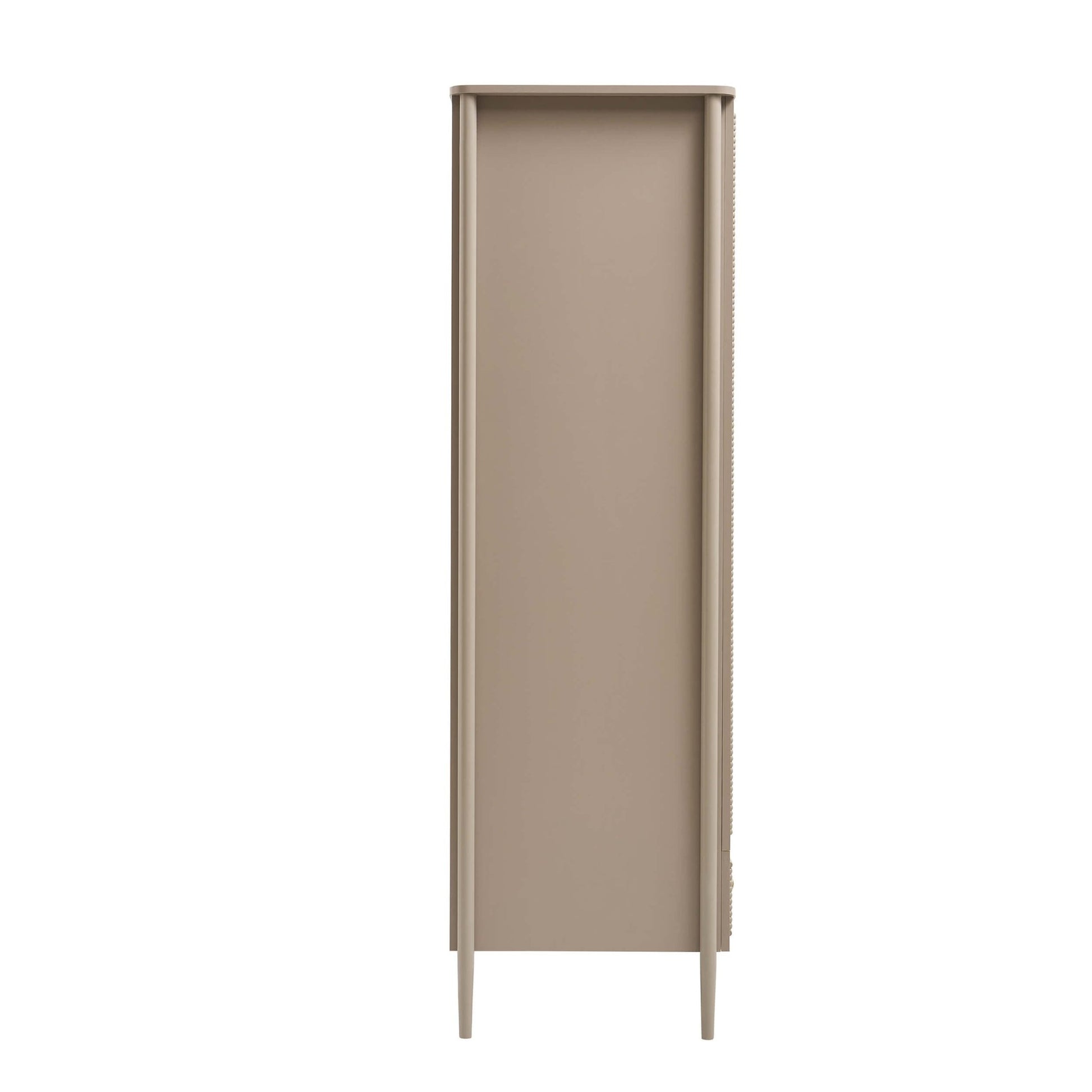 Posy 2 Door Wardrobe with Drawer - Taupe - DUSK